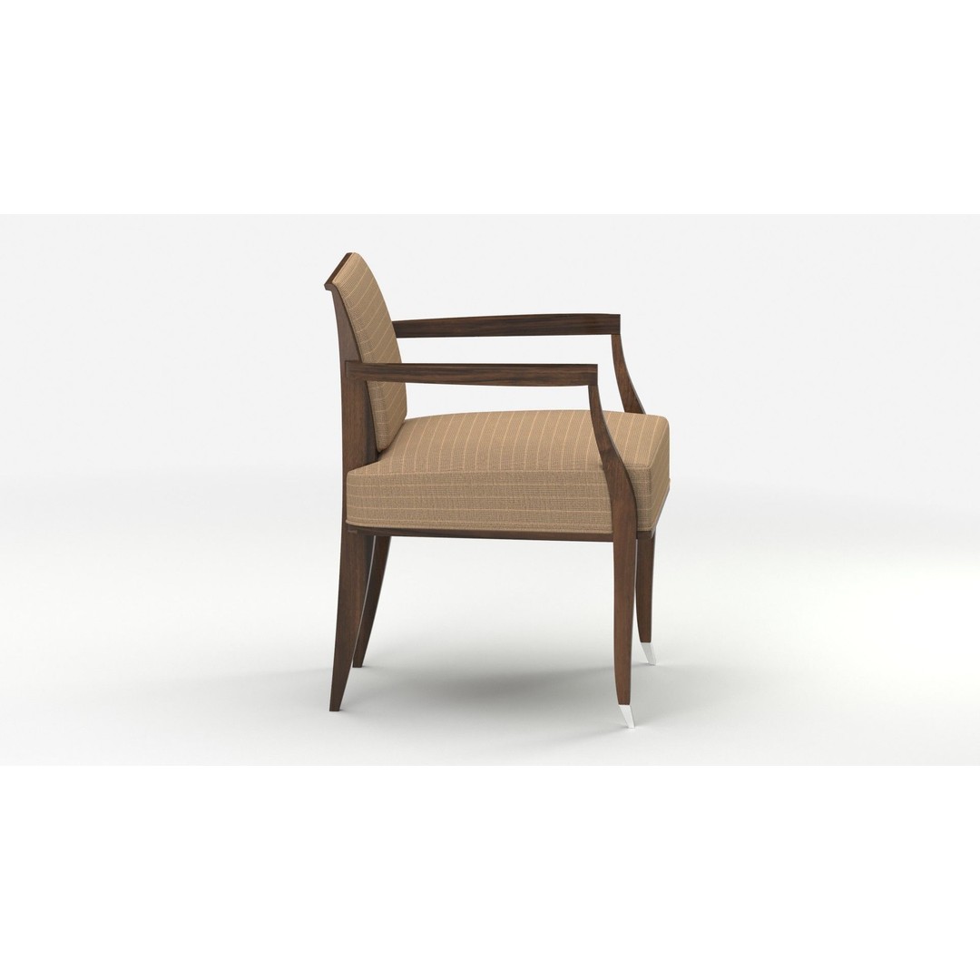 Chair 196 3D Model – Classic Wooden Design, PBR Textures, FBX - View 7