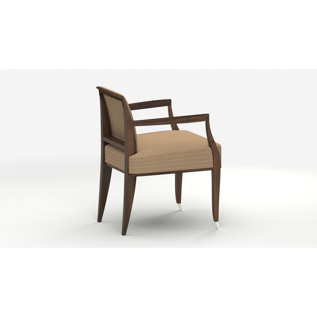 Chair 196 3D Model – Classic Wooden Design, PBR Textures, FBX - View 8