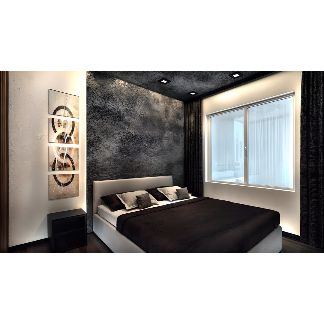 Modern Apartment 3D Model – Low Poly Interior Design, FBX & OBJ - View 5