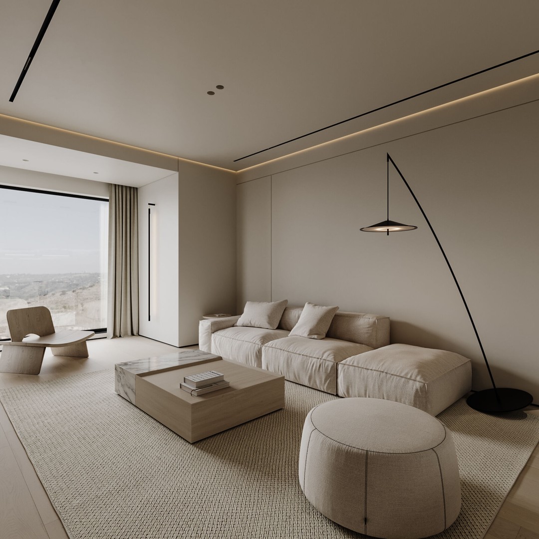 Apartment Interior Scene 3D Model – Realistic Textured Interior, Corona Renderer - View 5