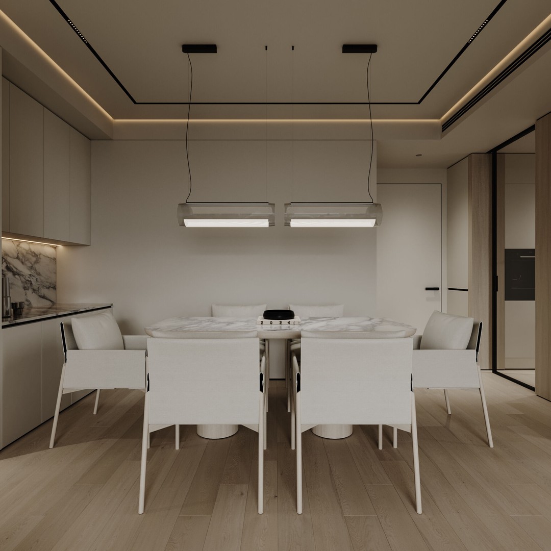 Apartment Interior Scene 3D Model – Realistic Textured Interior, Corona Renderer - View 7