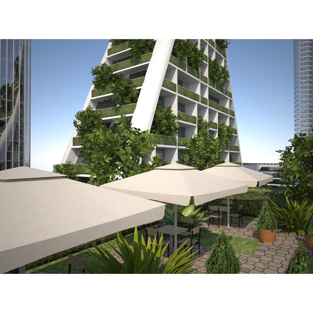 Belfort City 3D Model – Low-Poly Modular City Blocks, FBX - View 6
