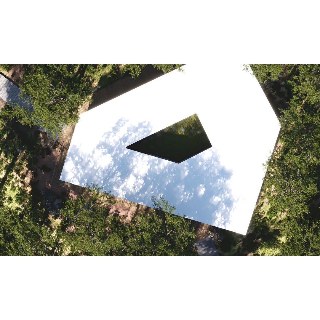 Mountain Villa House 3D Model – Low Poly Exterior Asset, FBX & Blender - View 11