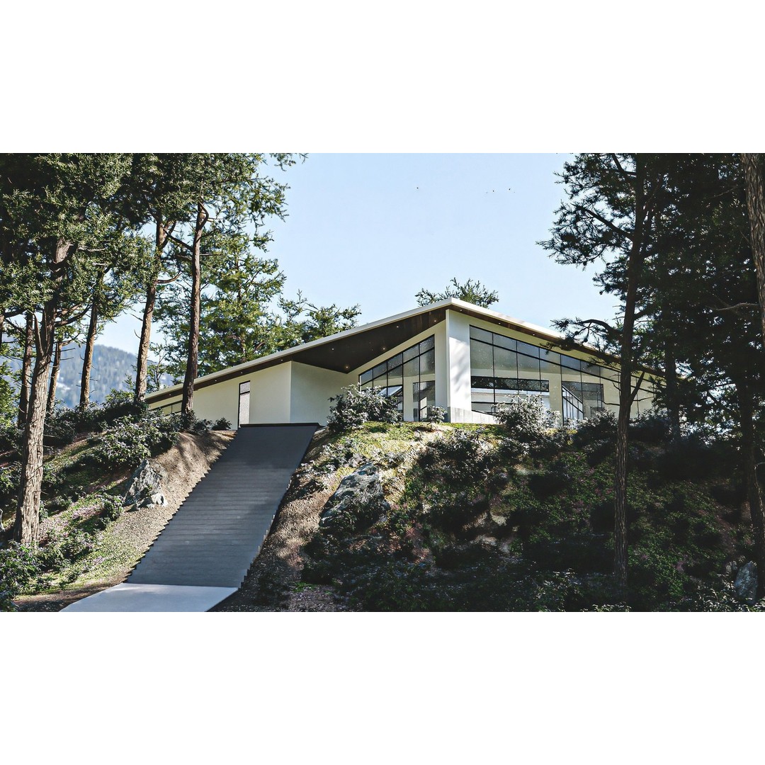 Mountain Villa House 3D Model – Low Poly Exterior Asset, FBX & Blender - View 4