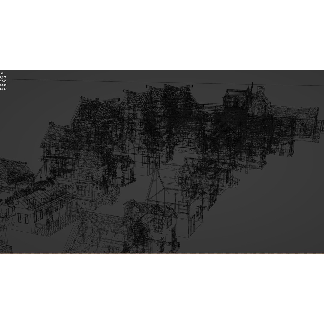 Village Asset Pack 3D Model – Low Poly Environment with Animals and Buildings - View 13