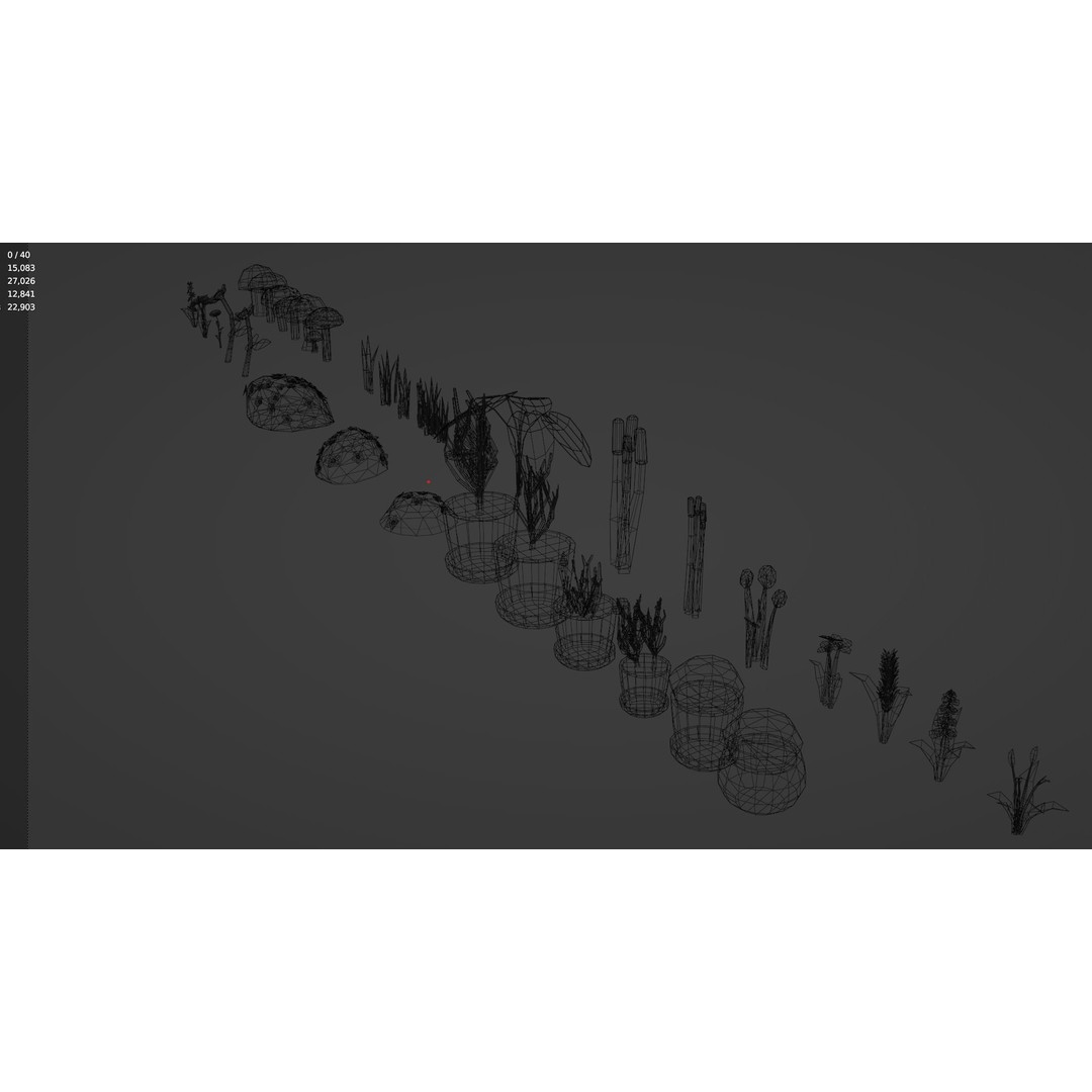 Village Asset Pack 3D Model – Low Poly Environment with Animals and Buildings - View 33