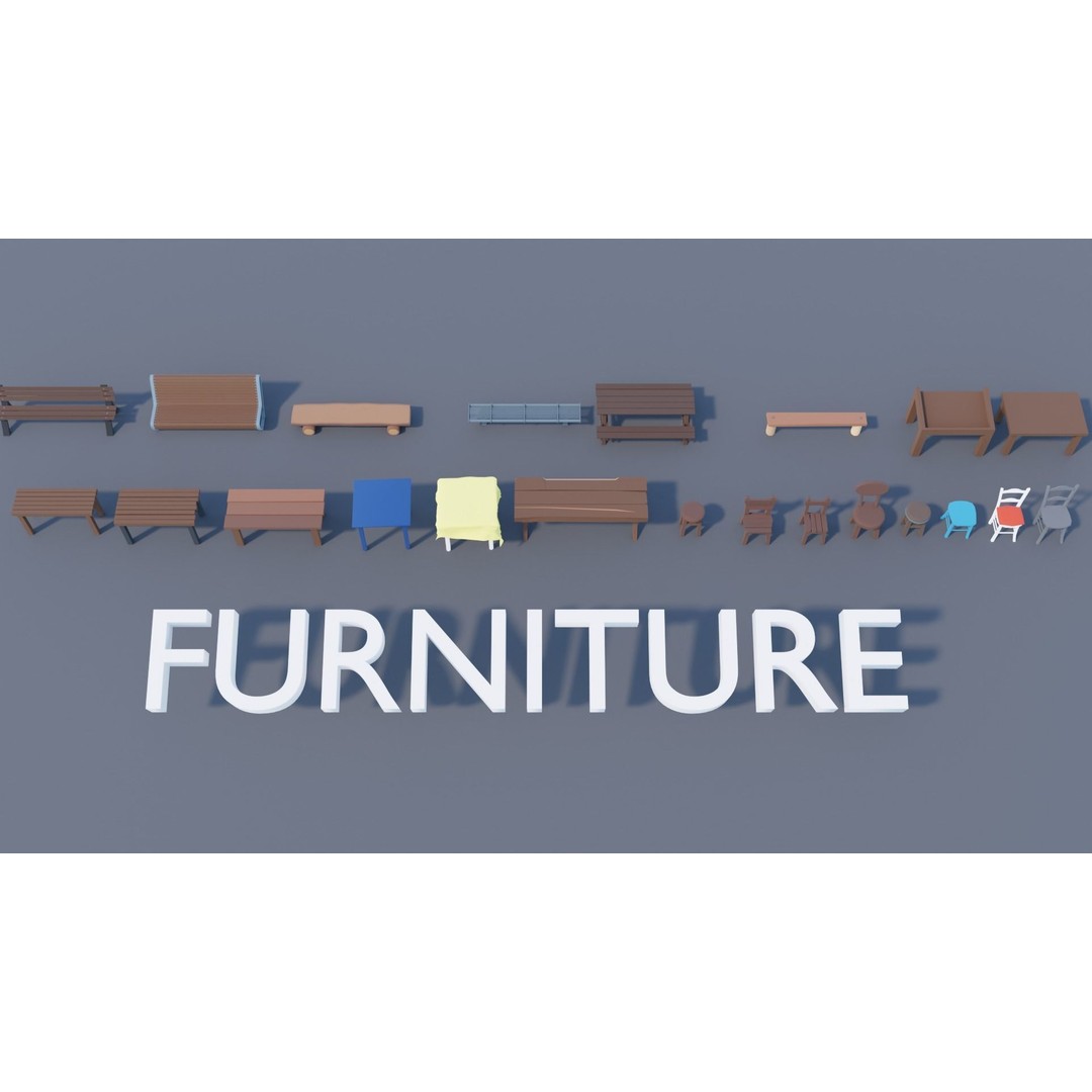 Village Asset Pack 3D Model – Low Poly Environment with Animals and Buildings - View 75