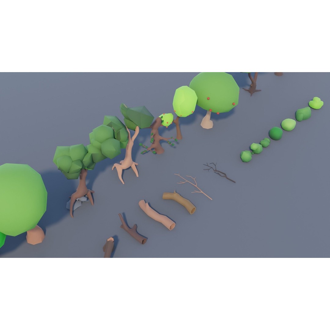 Village Asset Pack 3D Model – Low Poly Environment with Animals and Buildings - View 86