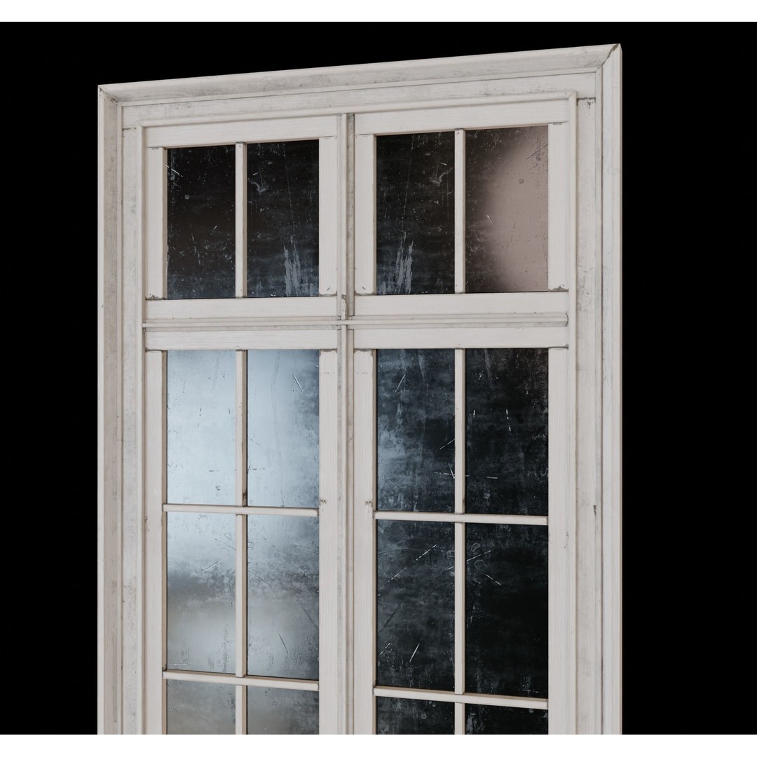 Old Windows 3D Model – Low Poly Architectural Asset, FBX - View 18