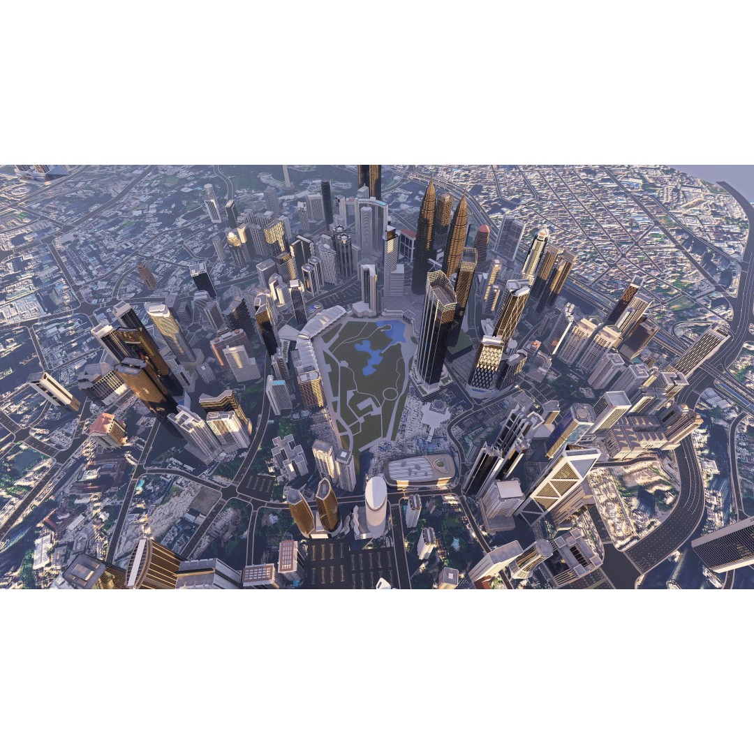 Kuala Lumpur City Centre 3D Model – High Poly Skyscraper, FBX, Game Ready - View 24