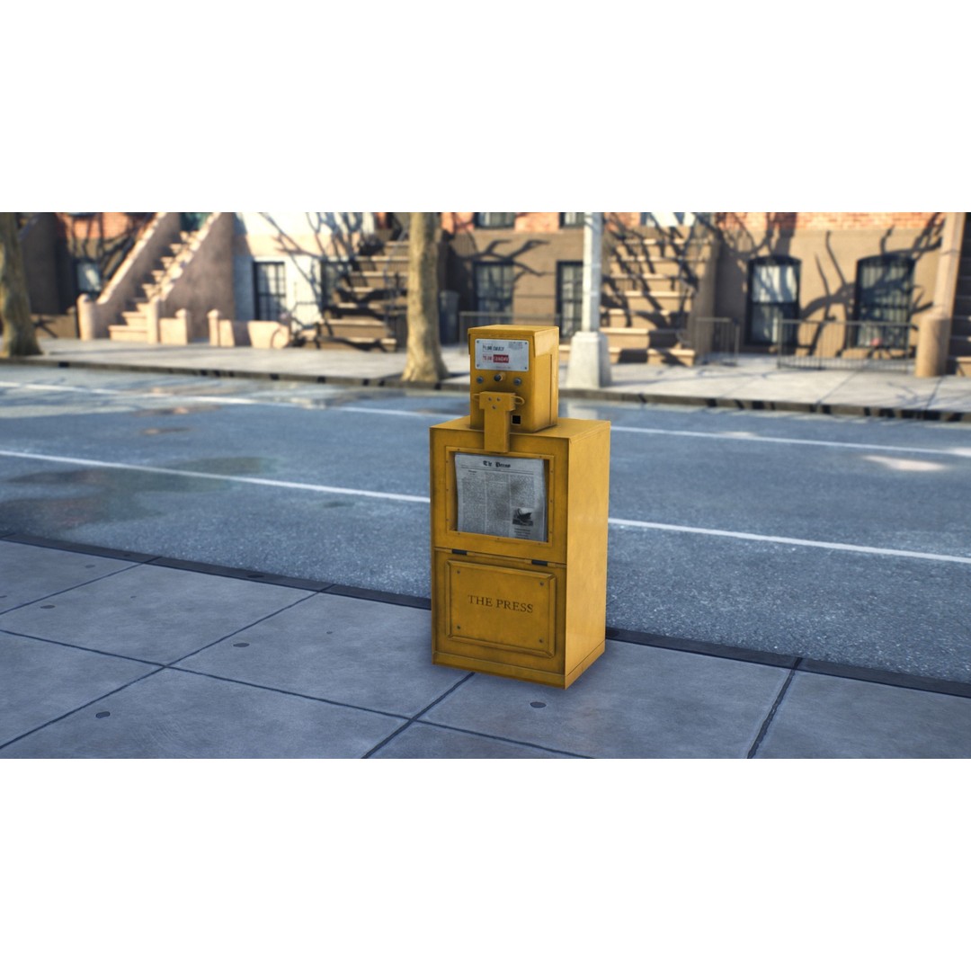 Brooklyn Block 3D Model – Low Poly Game Ready Cityscape, FBX - View 8