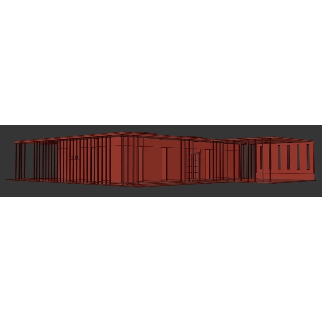 Solar Energy House 3D Model – Low Poly Exterior Asset, Multiple Formats