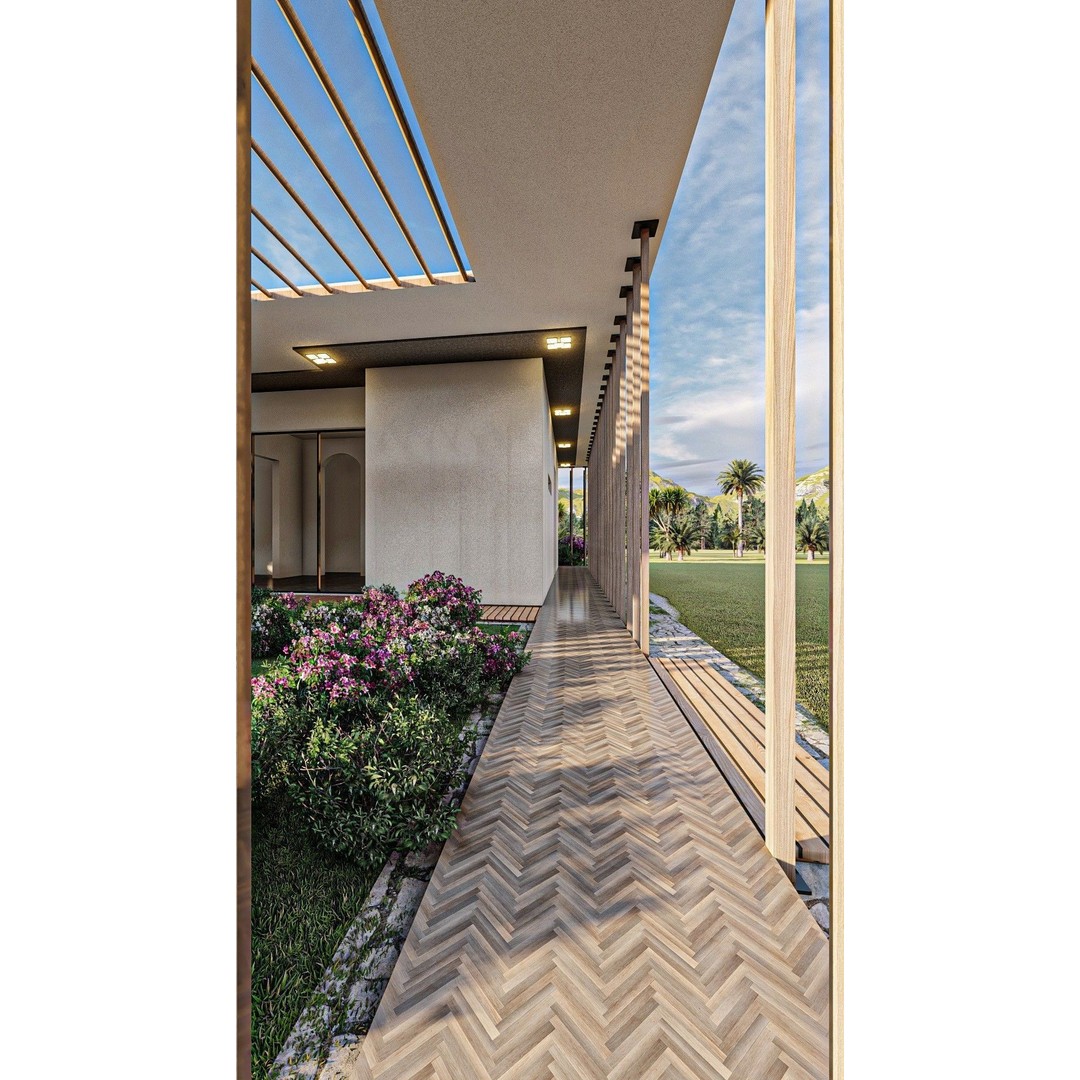 Solar Energy House 3D Model – Low Poly Exterior Asset, Multiple Formats - View 5