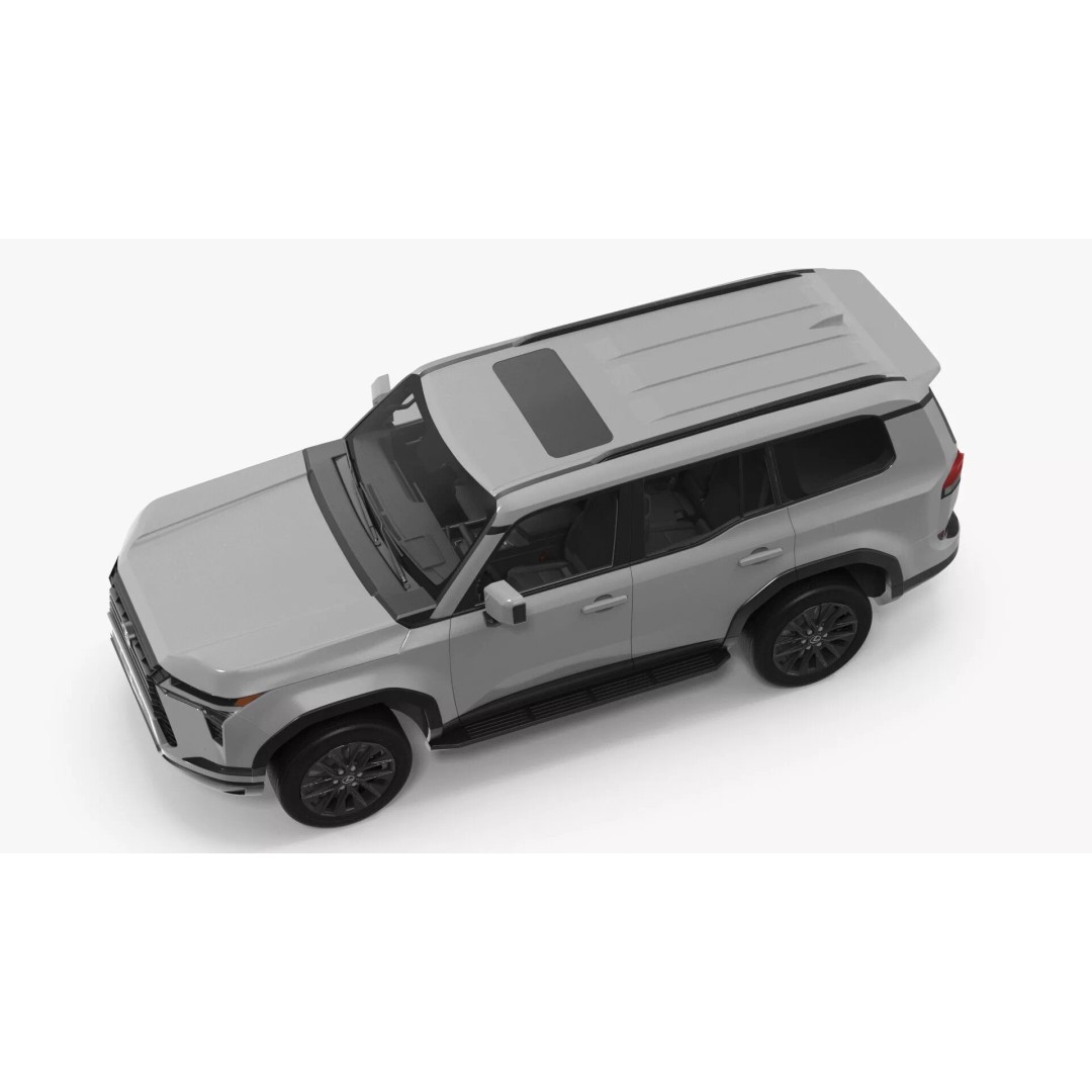 Lexus GX 550 Premium White 3D Model – High Poly PBR SUV Asset, FBX - View 15