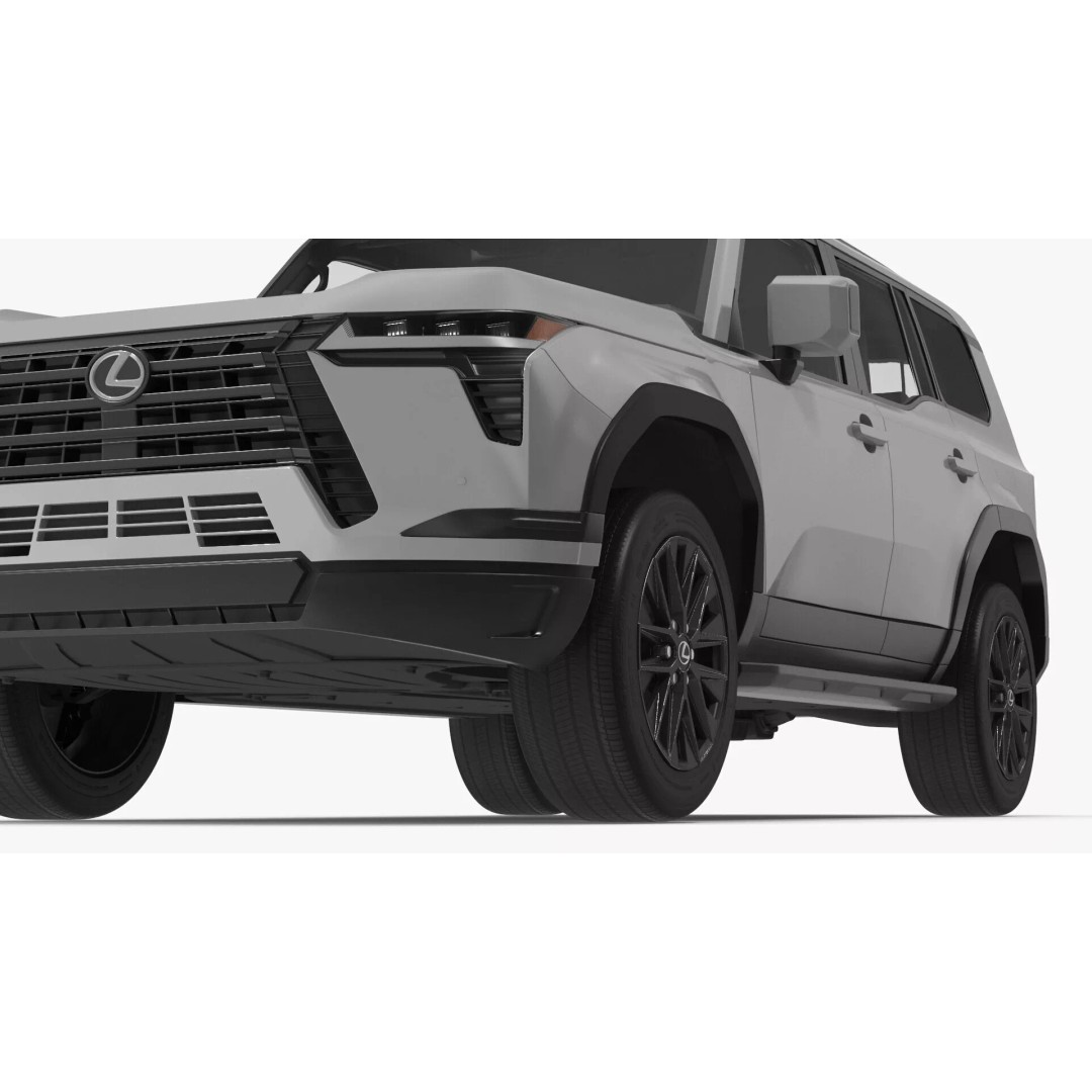 Lexus GX 550 Premium White 3D Model – High Poly PBR SUV Asset, FBX - View 26