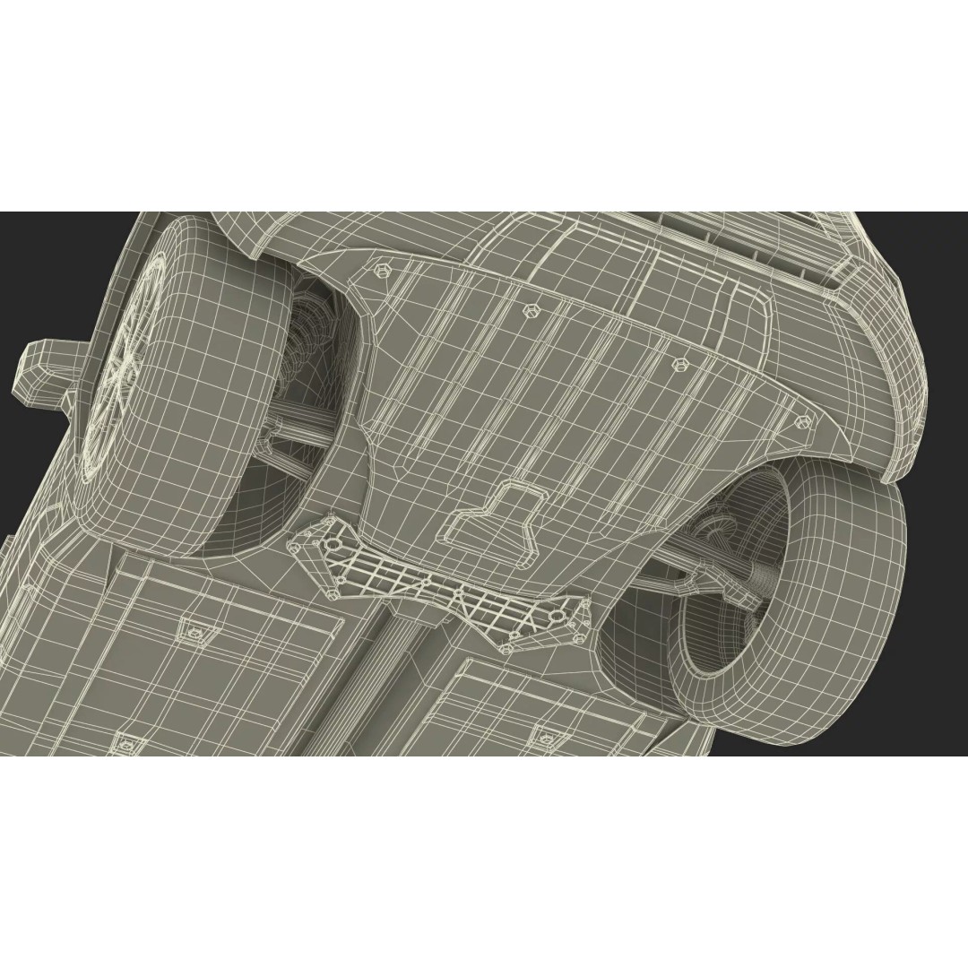 Lexus GX 550 Premium White 3D Model – High Poly PBR SUV Asset, FBX - View 56
