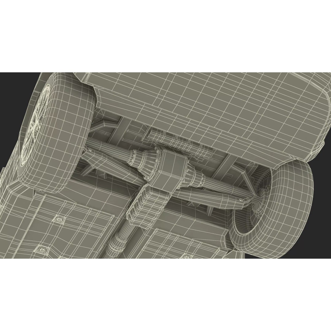 Lexus GX 550 Premium White 3D Model – High Poly PBR SUV Asset, FBX - View 57