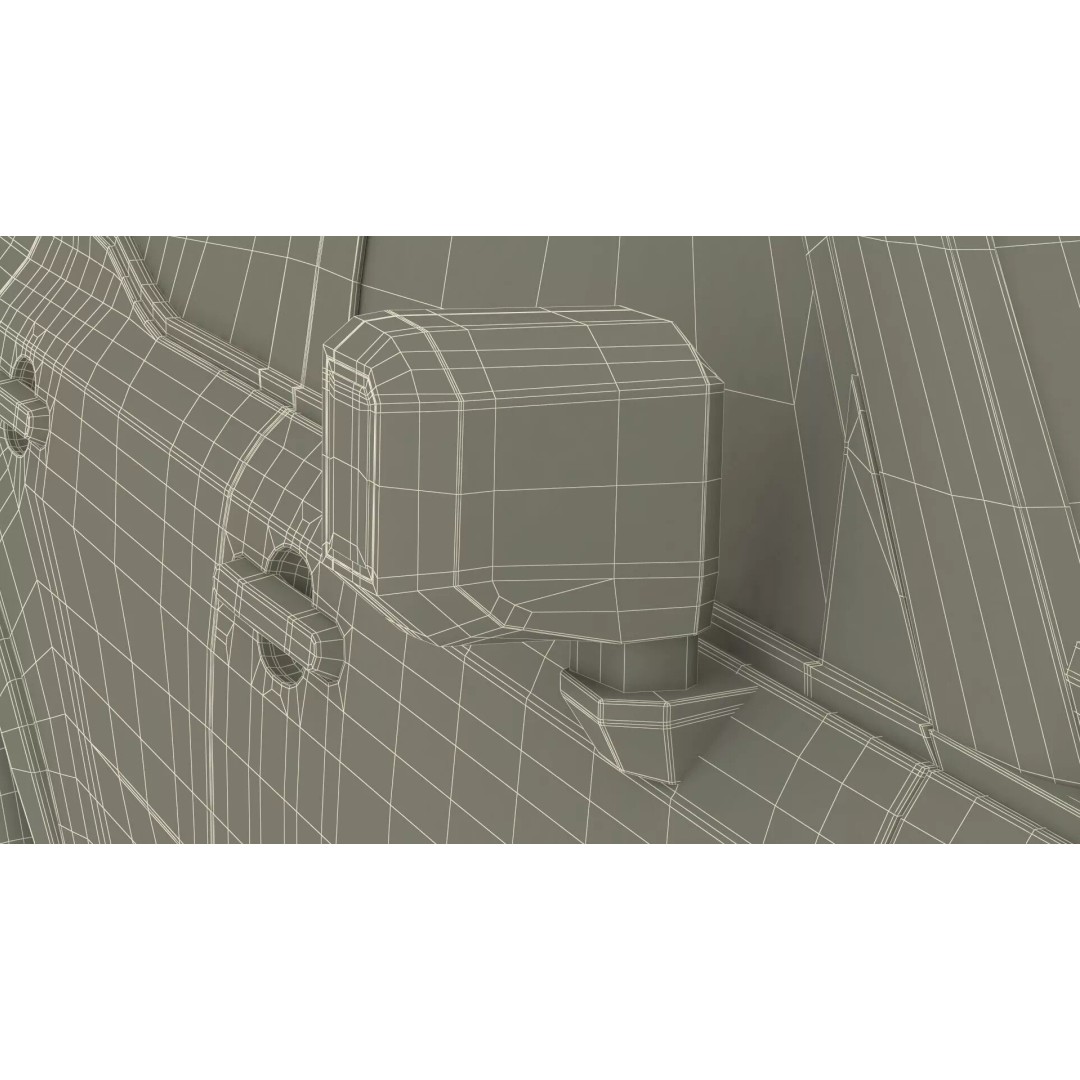 Lexus GX 550 Premium White 3D Model – High Poly PBR SUV Asset, FBX - View 58