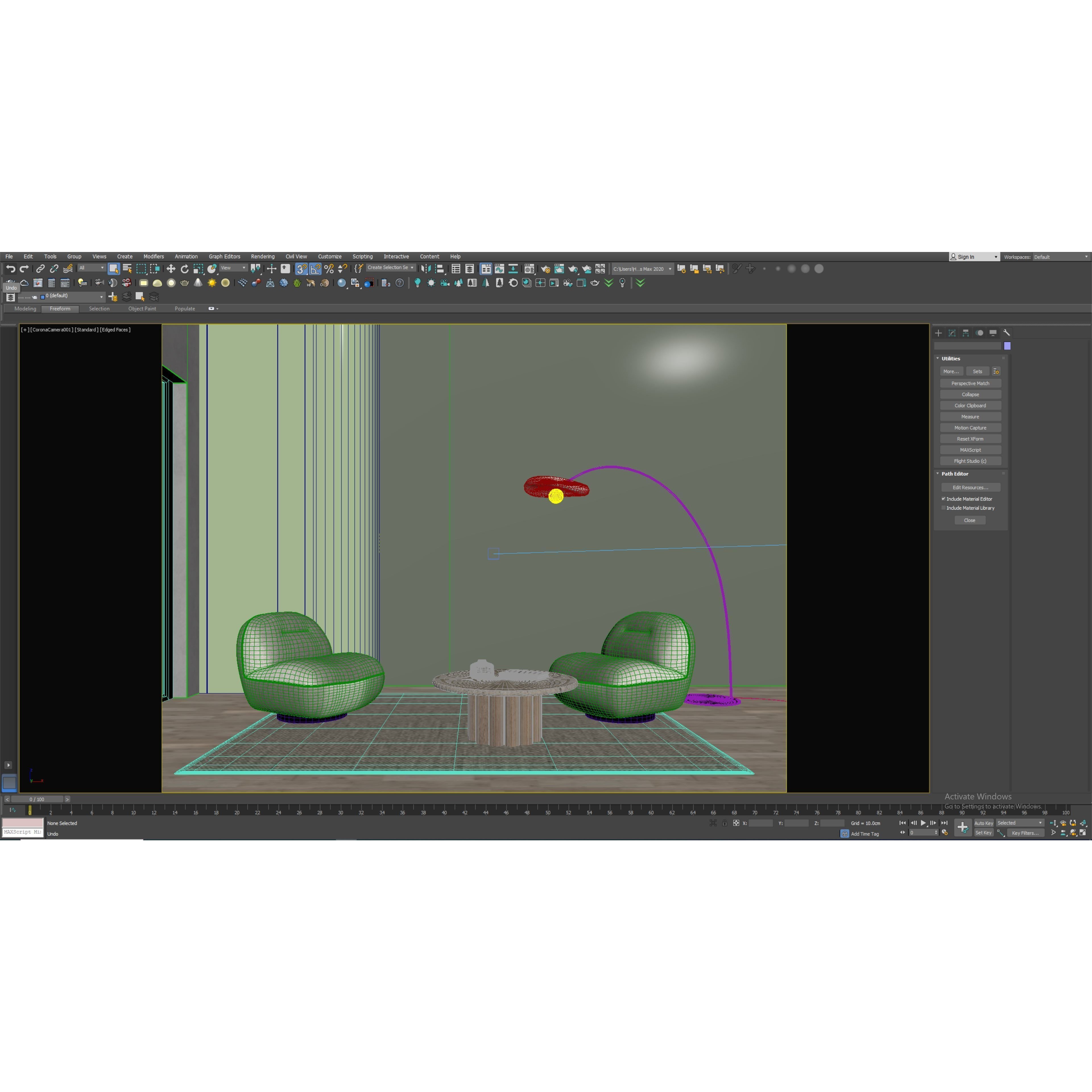 Fully Textured Interior Scene - Game-Ready 3D Model - View 5