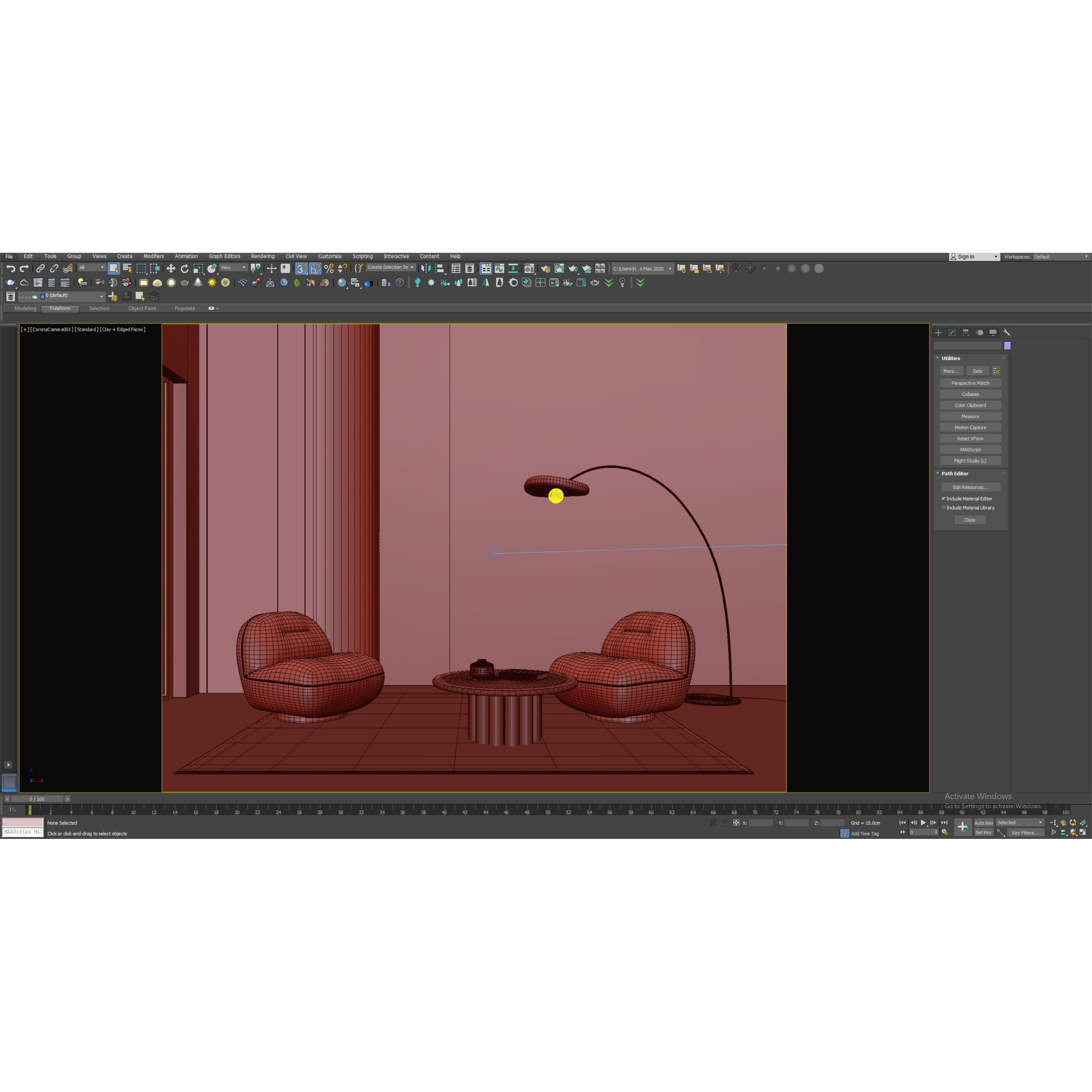 Fully Textured Interior Scene - Game-Ready 3D Model - View 6