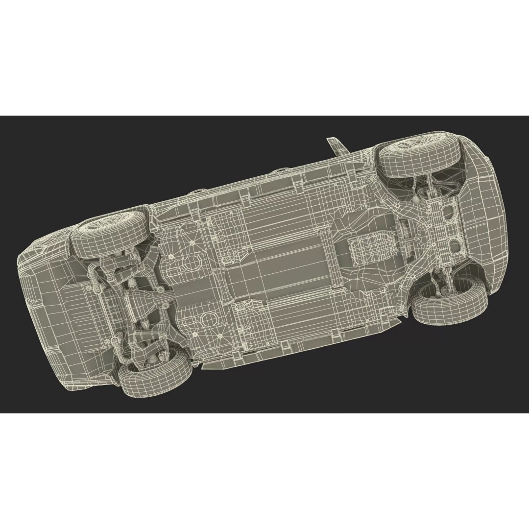Chevrolet Silverado EV 2024 Red 3D Model – High Poly PBR Vehicle Asset - View 38