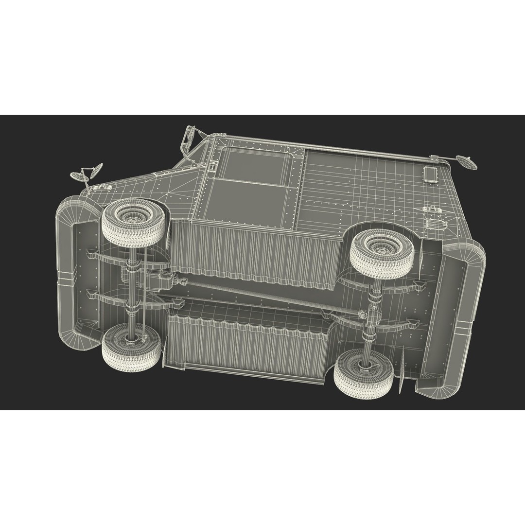 USA Grumman LLV Post Car 3D Model – High Quality PBR Vehicle, FBX - View 29