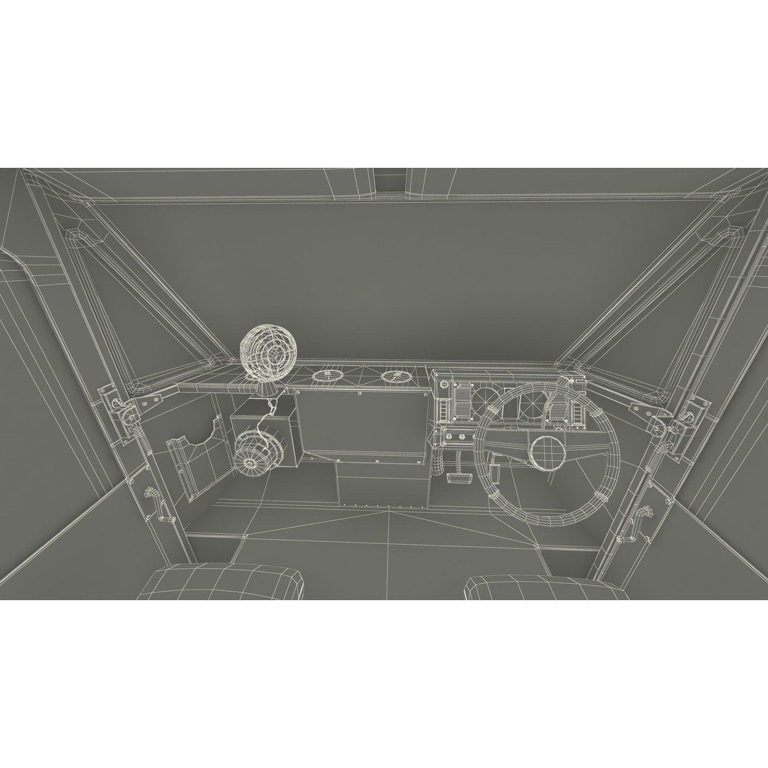 USA Grumman LLV Post Car 3D Model – High Quality PBR Vehicle, FBX - View 30