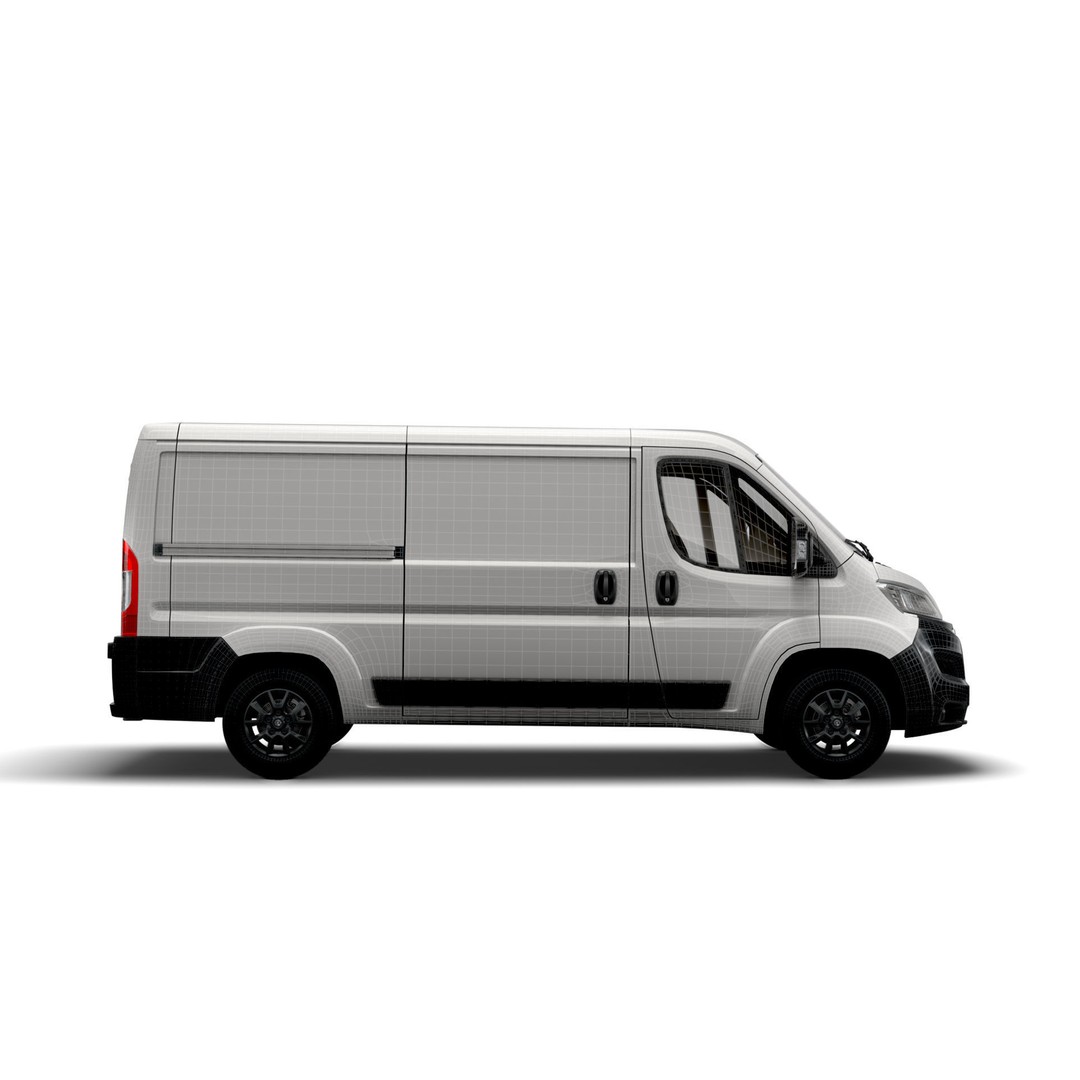 Vauxhall Movano Van L2H1 2022 3D Model – High Poly Game-Ready Asset, FBX - View 15