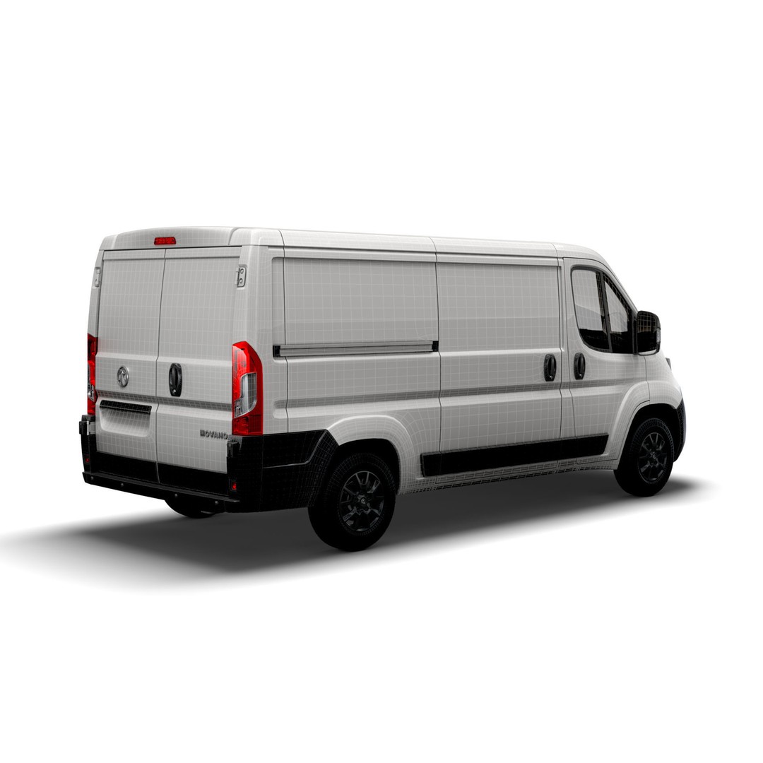 Vauxhall Movano Van L2H1 2022 3D Model – High Poly Game-Ready Asset, FBX - View 16