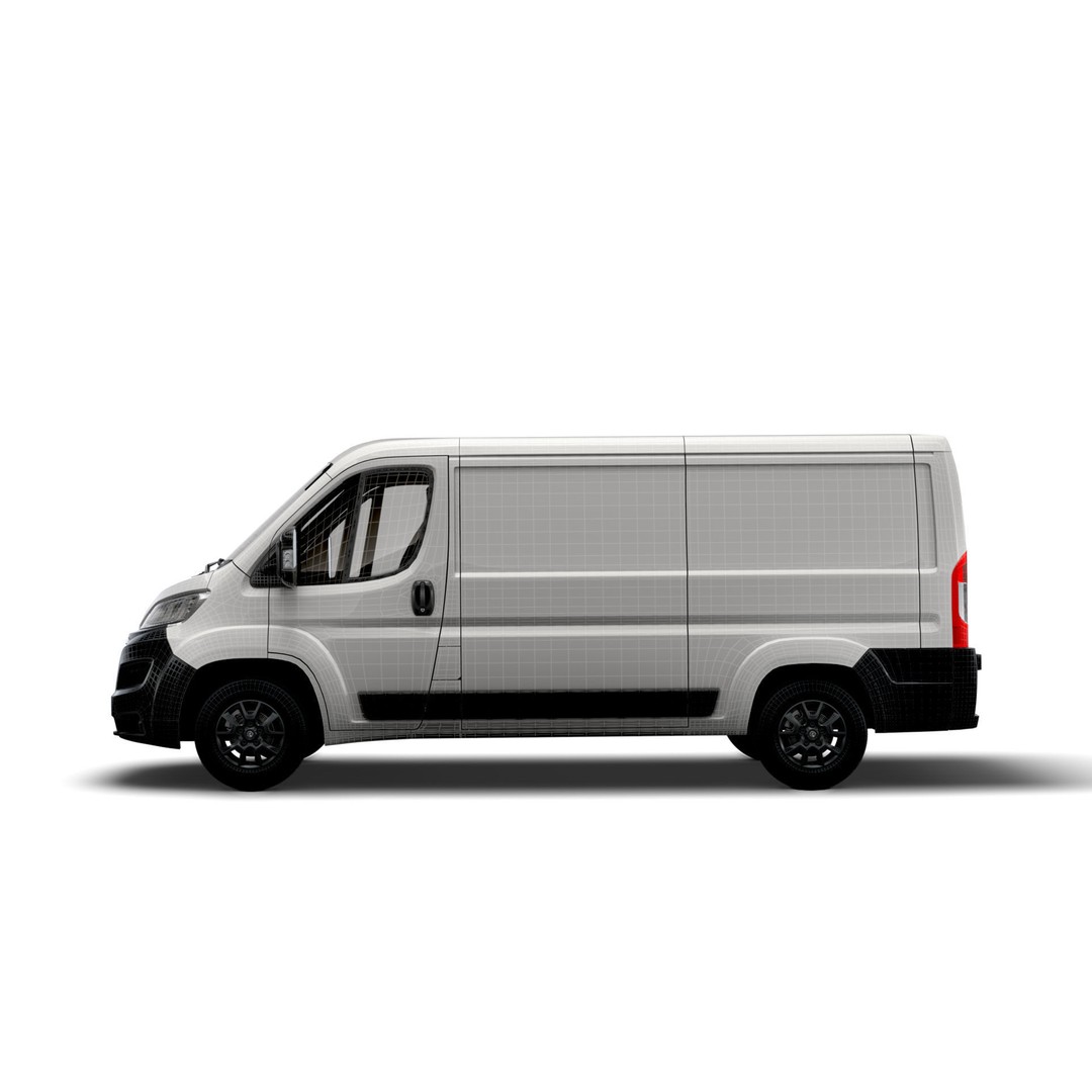 Vauxhall Movano Van L2H1 2022 3D Model – High Poly Game-Ready Asset, FBX - View 18