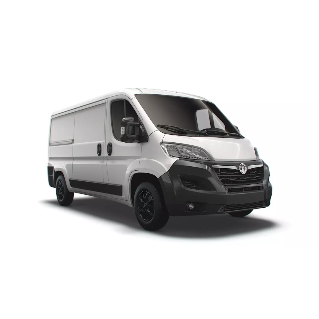 Vauxhall Movano Van L2H1 2022 3D Model – High Poly Game-Ready Asset, FBX - View 2