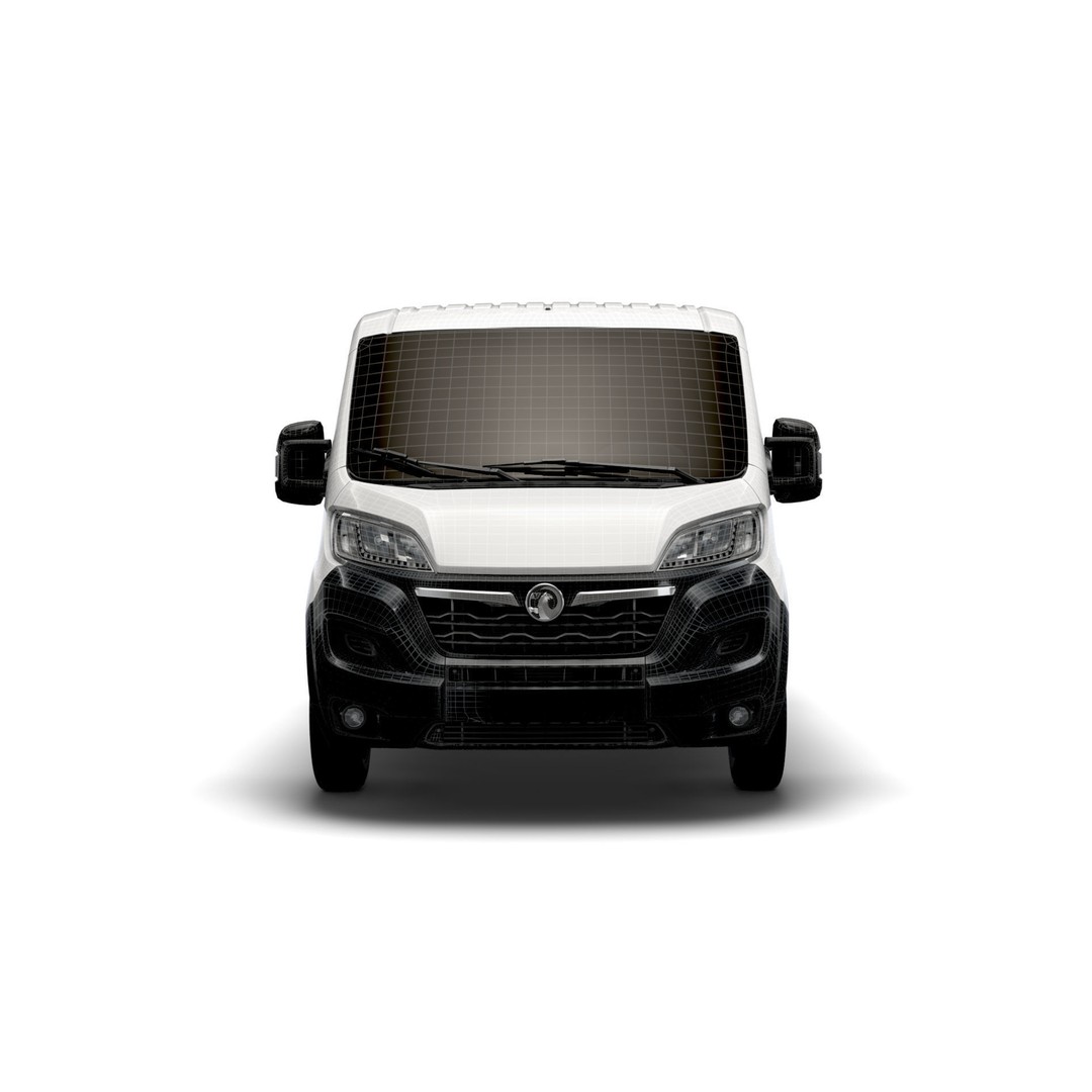 Vauxhall Movano Van L2H1 2022 3D Model – High Poly Game-Ready Asset, FBX - View 20
