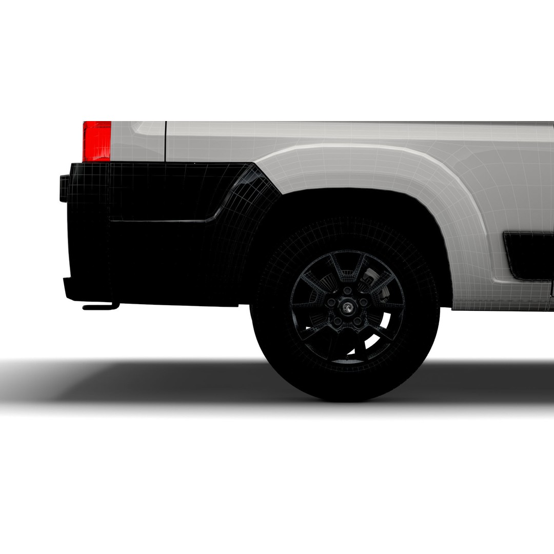 Vauxhall Movano Van L2H1 2022 3D Model – High Poly Game-Ready Asset, FBX - View 23