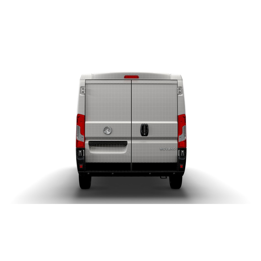 Vauxhall Movano Van L2H1 2022 3D Model – High Poly Game-Ready Asset, FBX - View 24