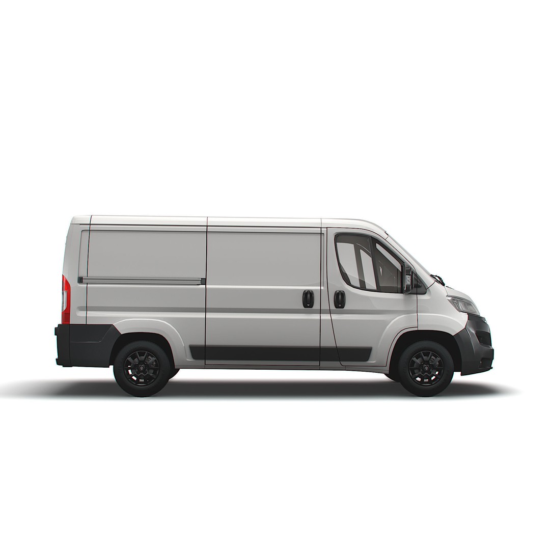 Vauxhall Movano Van L2H1 2022 3D Model – High Poly Game-Ready Asset, FBX - View 3