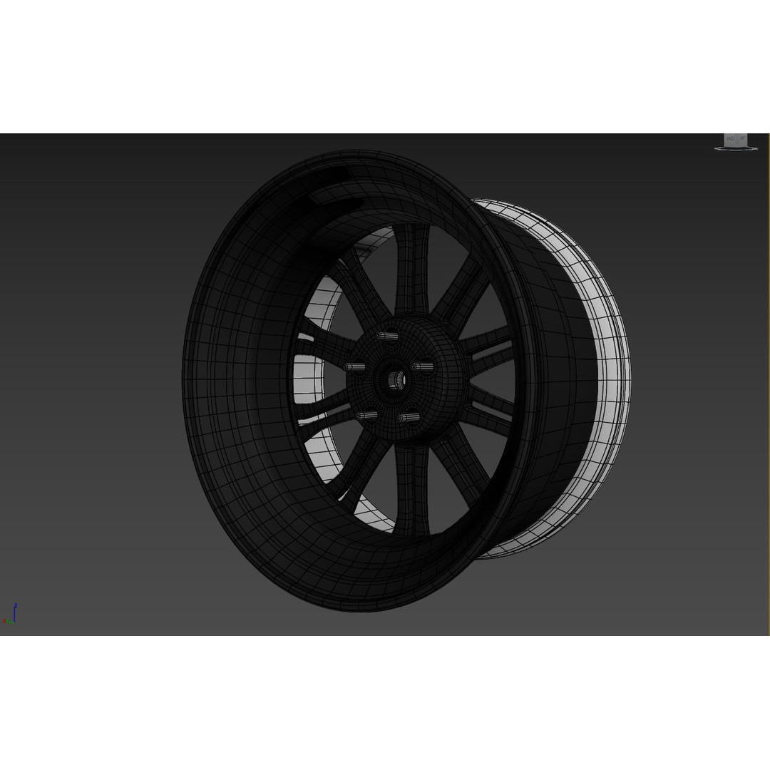Work Varianza SC1 Wheel 3D Model – High Poly PBR Car Rim, FBX, OBJ - View 16