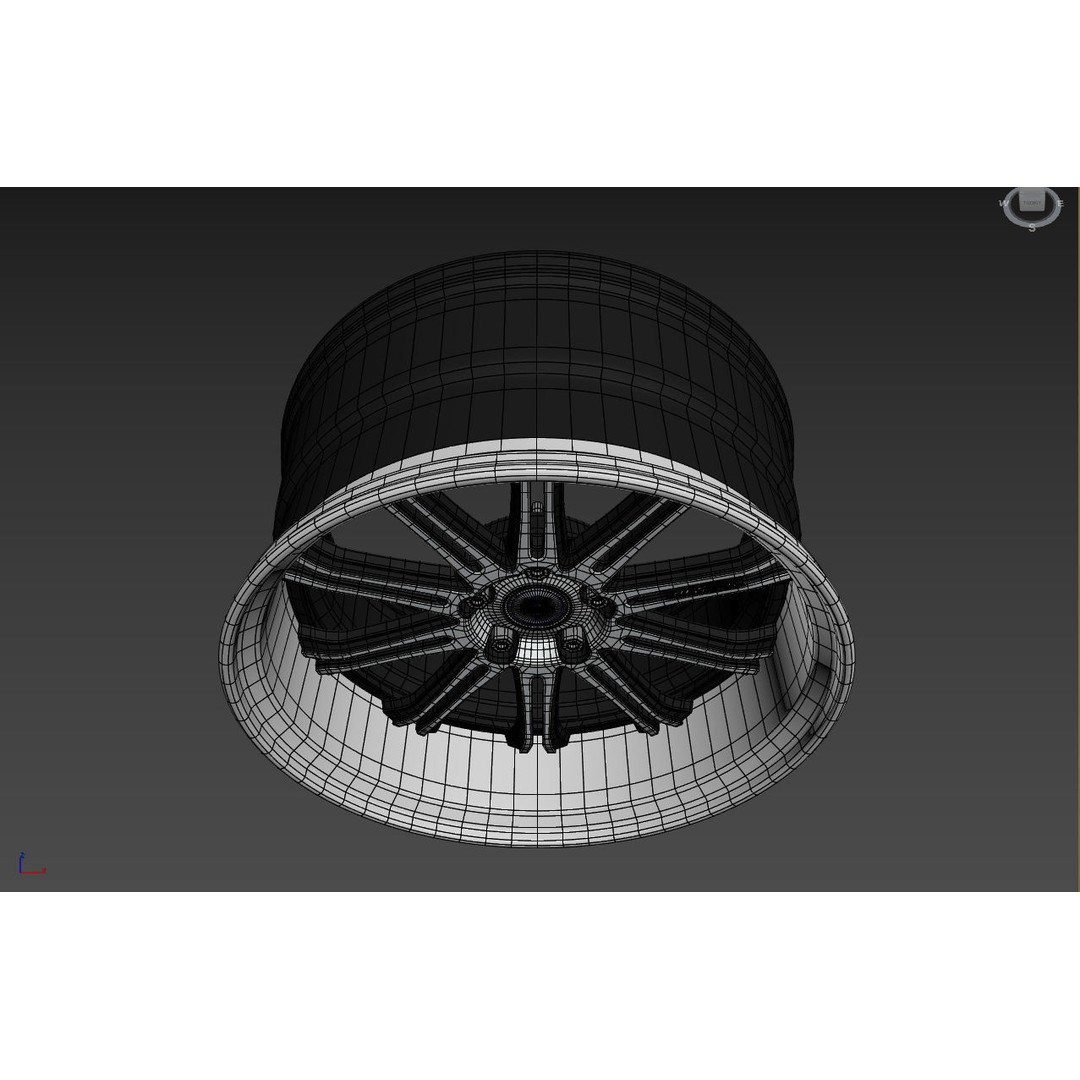 Work Varianza SC1 Wheel 3D Model – High Poly PBR Car Rim, FBX, OBJ - View 20
