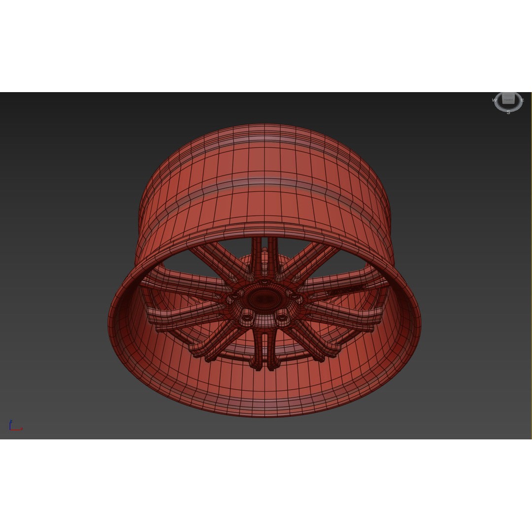 Work Varianza SC1 Wheel 3D Model – High Poly PBR Car Rim, FBX, OBJ - View 21