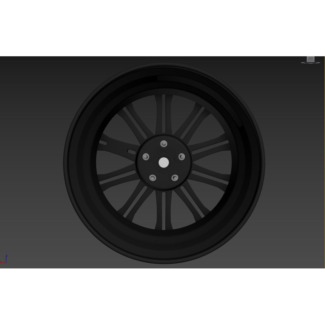 Work Varianza SC1 Wheel 3D Model – High Poly PBR Car Rim, FBX, OBJ - View 39