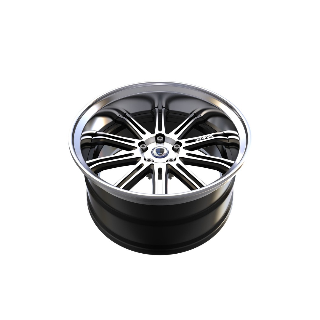 Work Varianza SC1 Wheel 3D Model – High Poly PBR Car Rim, FBX, OBJ - View 7
