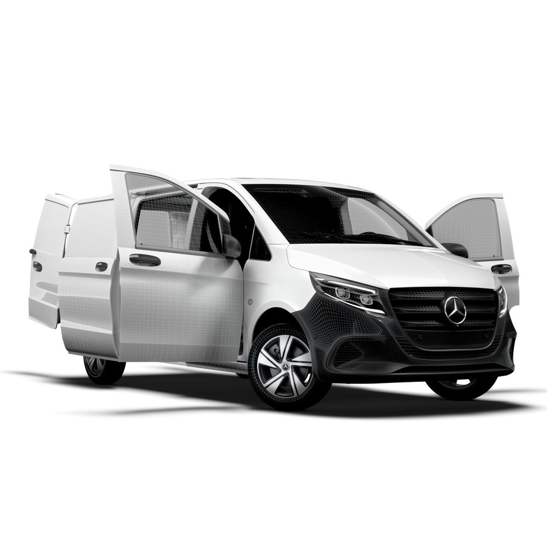 Mercedes Benz Vito L2 3D Model – HQ Interior, Game-Ready Formats - View 17