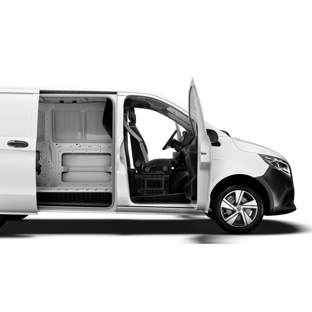 Mercedes Benz Vito L2 3D Model – HQ Interior, Game-Ready Formats - View 18