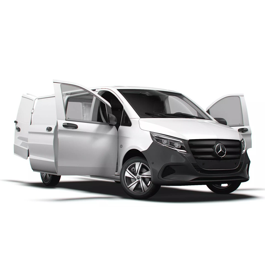 Mercedes Benz Vito L2 3D Model – HQ Interior, Game-Ready Formats - View 2