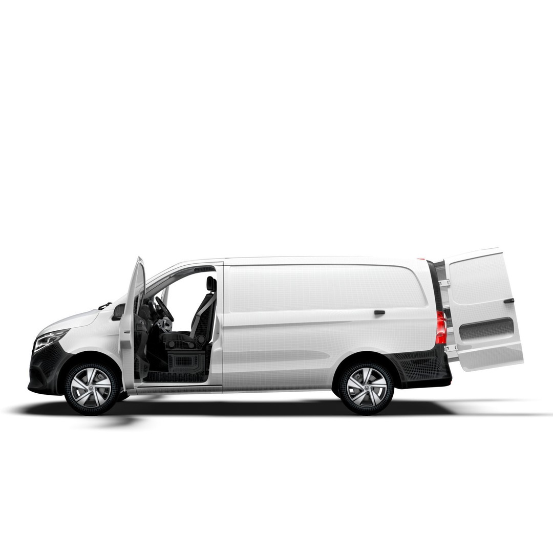 Mercedes Benz Vito L2 3D Model – HQ Interior, Game-Ready Formats - View 21