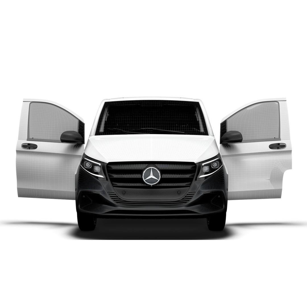 Mercedes Benz Vito L2 3D Model – HQ Interior, Game-Ready Formats - View 23