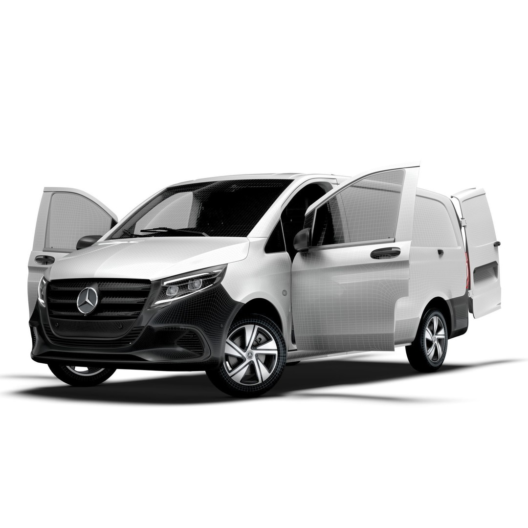 Mercedes Benz Vito L2 3D Model – HQ Interior, Game-Ready Formats - View 25