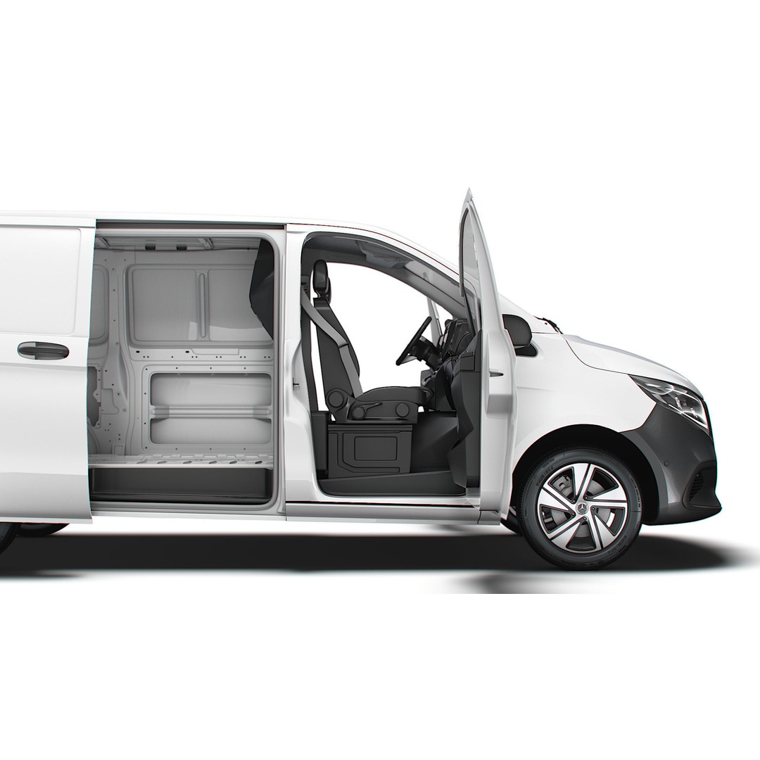 Mercedes Benz Vito L2 3D Model – HQ Interior, Game-Ready Formats - View 3