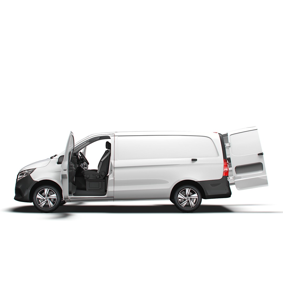 Mercedes Benz Vito L2 3D Model – HQ Interior, Game-Ready Formats - View 6
