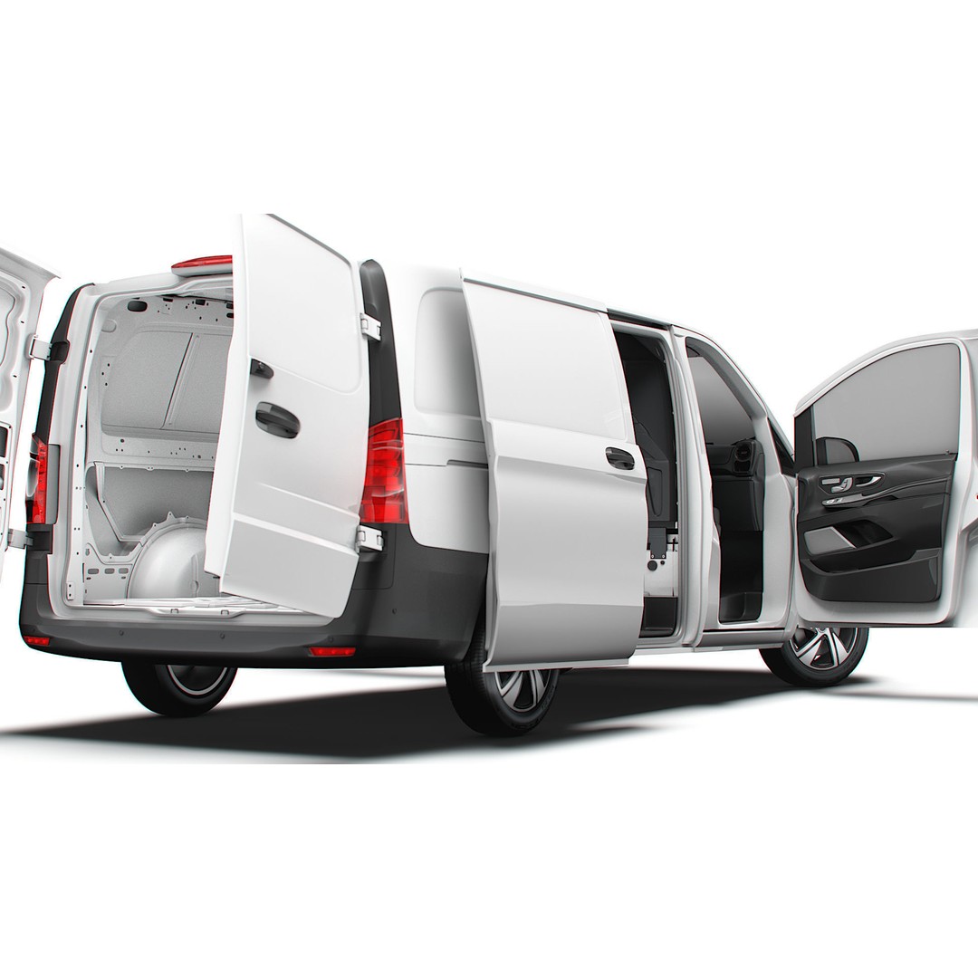 Mercedes Benz Vito L2 3D Model – HQ Interior, Game-Ready Formats - View 7