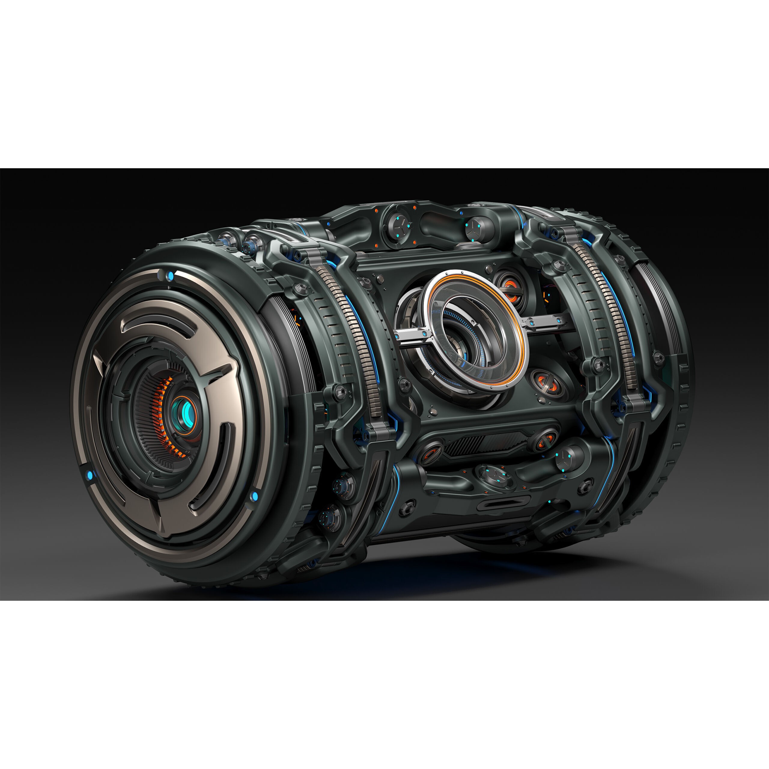 Sci-Fi Element Kitbash - Game-Ready 3D Model - View 5